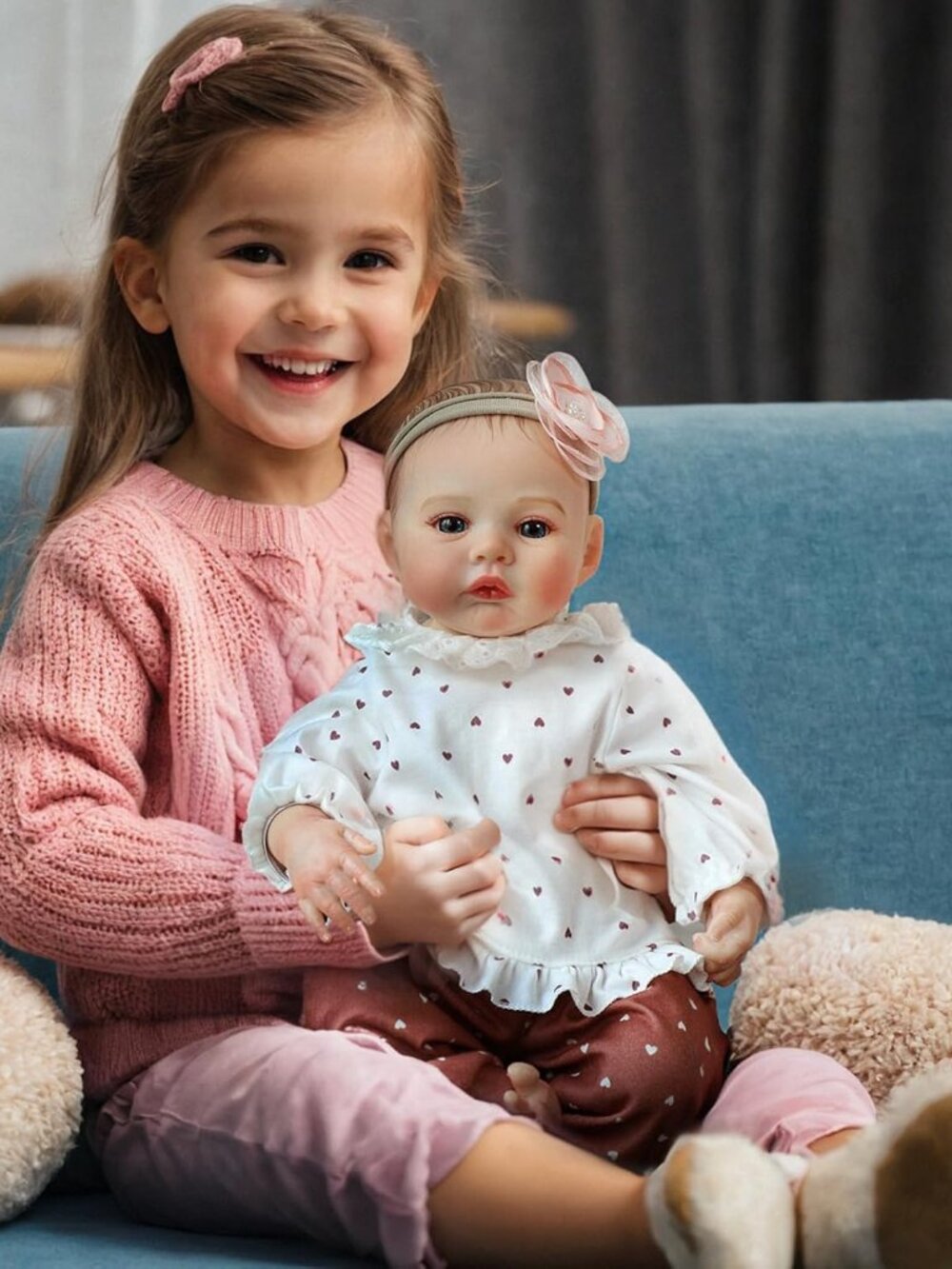 KSBD Reborn Baby Doll 18” Realistic Newborn Girl w/ Accessories New
